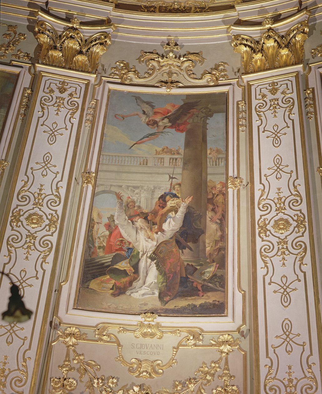 St Johns martyrskap, biskop av Bergamo av Giovanni Battista Tiepolo