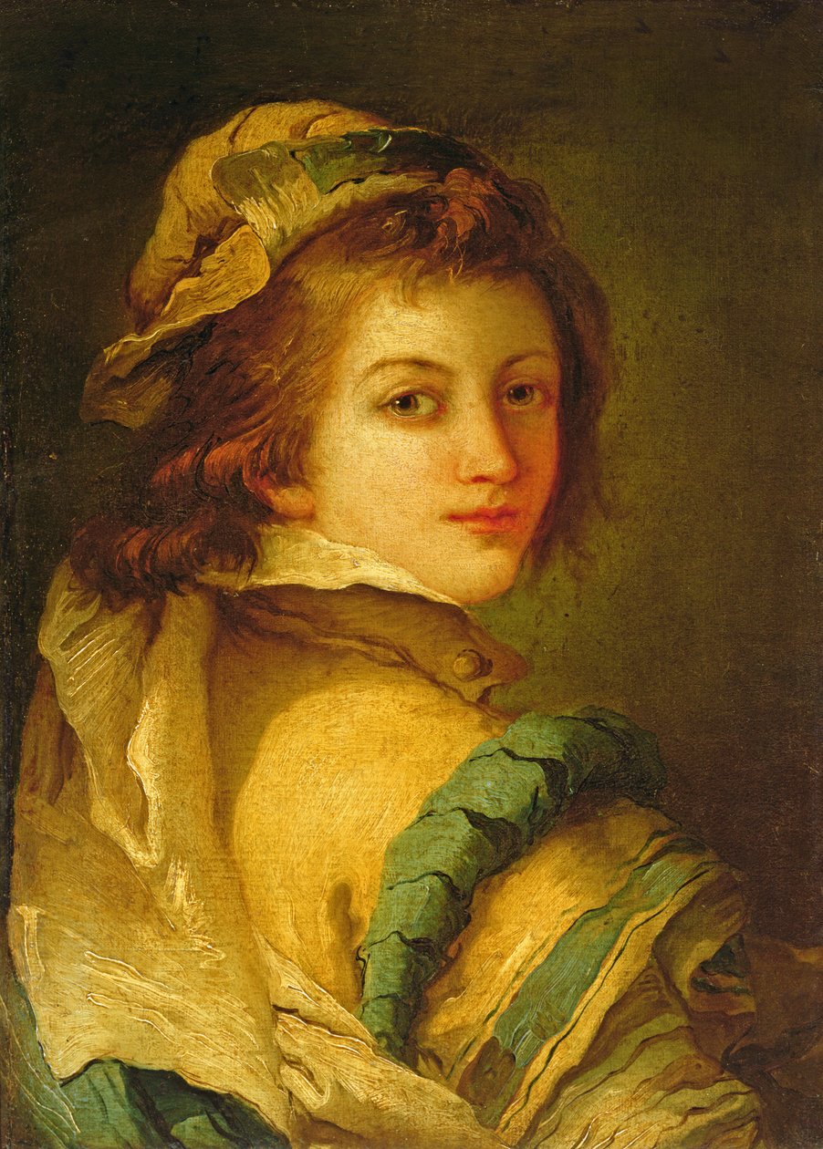 Porträtt av en sida, 1762-70 av Giovanni Battista Tiepolo