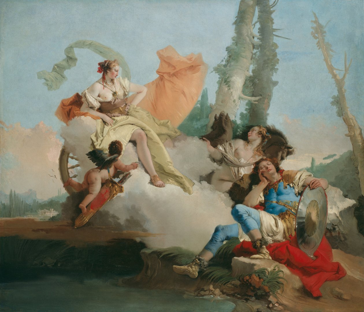 Rinaldo Förtrollad av Armida av Giovanni Battista Tiepolo