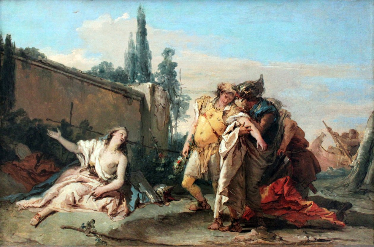 Rinaldos Abschied von Armida av Giovanni Battista Tiepolo