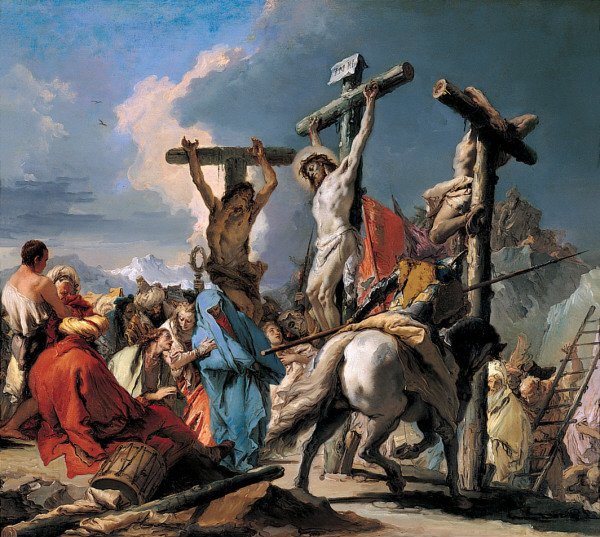 The Crucifixion av Giovanni-Battista Tiepolo