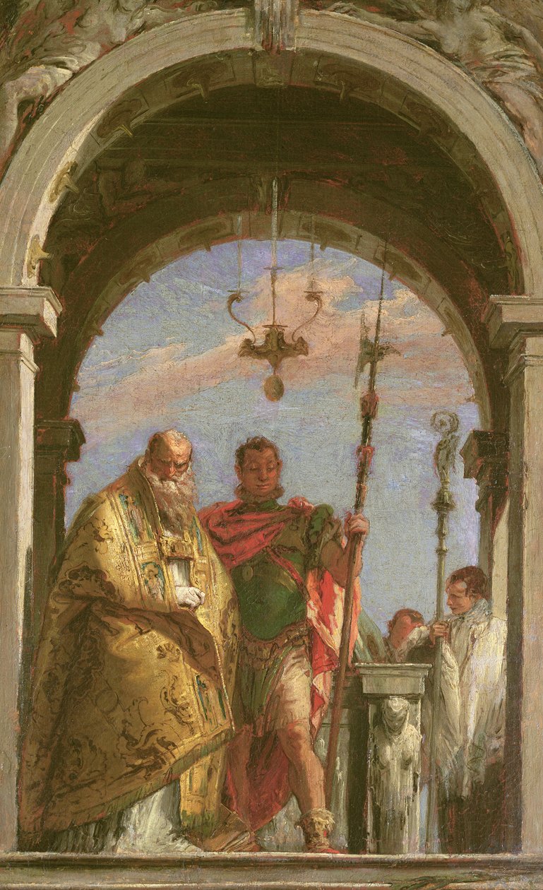Två helgon av Giovanni Battista Tiepolo