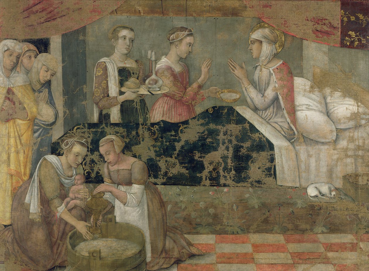 Kuzaliwa kwa Bikira (tempera kwenye paneli)swed av Giovanni Bellini