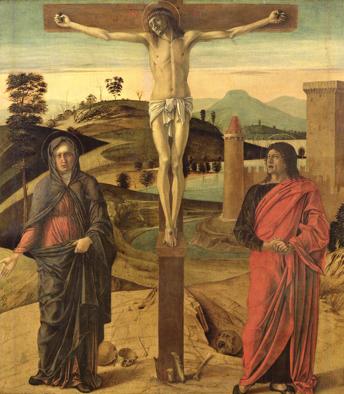 Golgata, ca 1465-70 av Giovanni Bellini