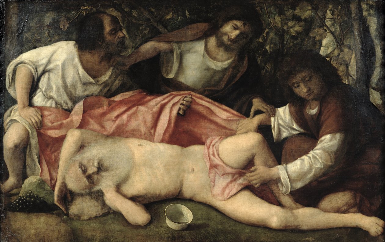 Noahs hån av Giovanni Bellini