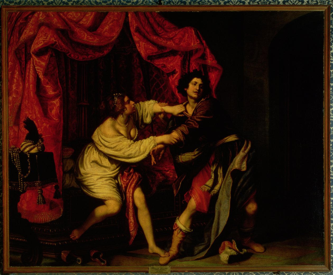 Josef och Potifars hustru av Giovanni Biliverti