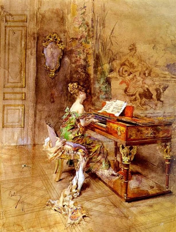  The PianistnDeutsch: Die PainistinnPolski: Pianistkan av Giovanni Boldini