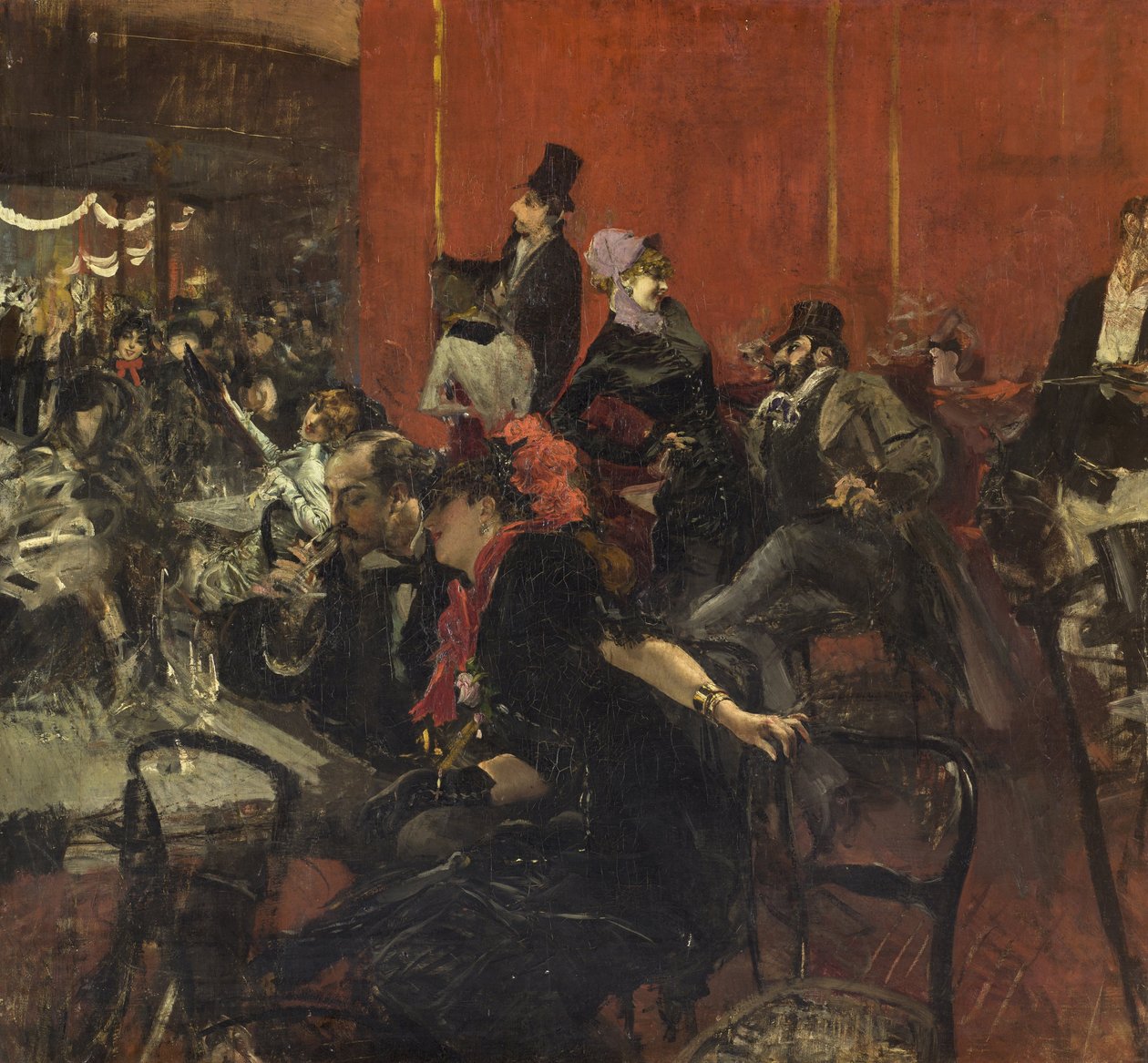 Festscen av Giovanni Boldini
