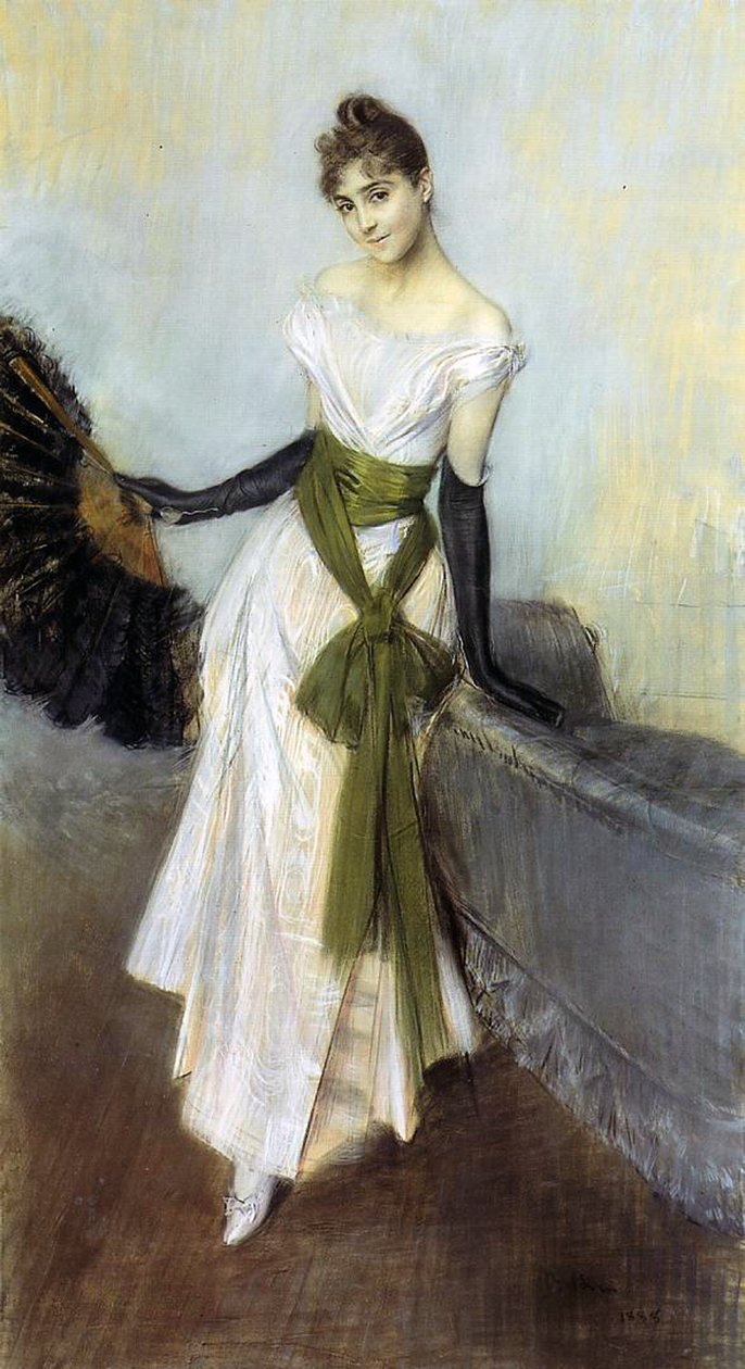 Signorina Concha de Ossa, 1888 (pastell på duk) av Giovanni Boldini