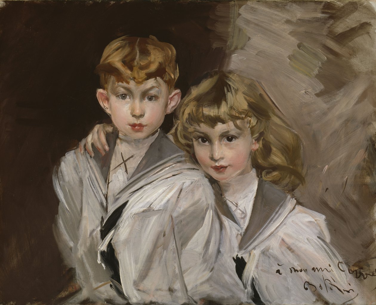 De två barnen av Giovanni Boldini