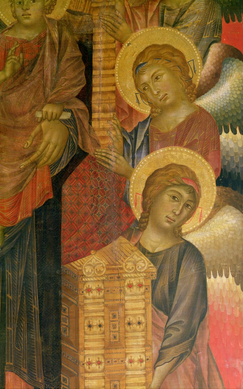 Änglar från Santa Trinita altartavla (se 31626) av Giovanni Cimabue