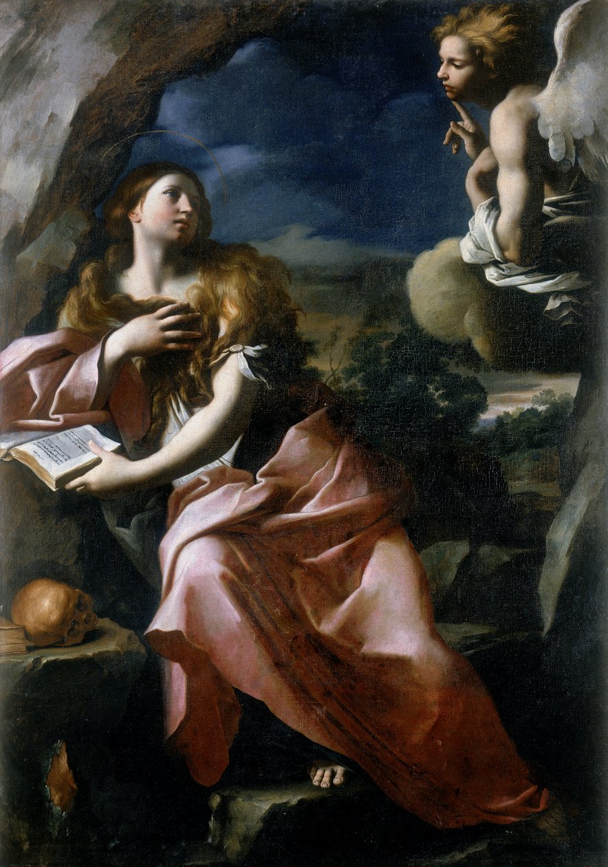 Ångerfulla Maria Magdalena i öknen av Giovanni Domenico Cerrini