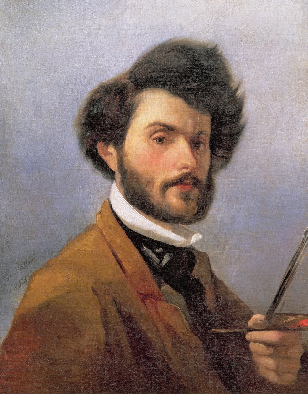 Självporträtt, 1854 av Giovanni Fattori