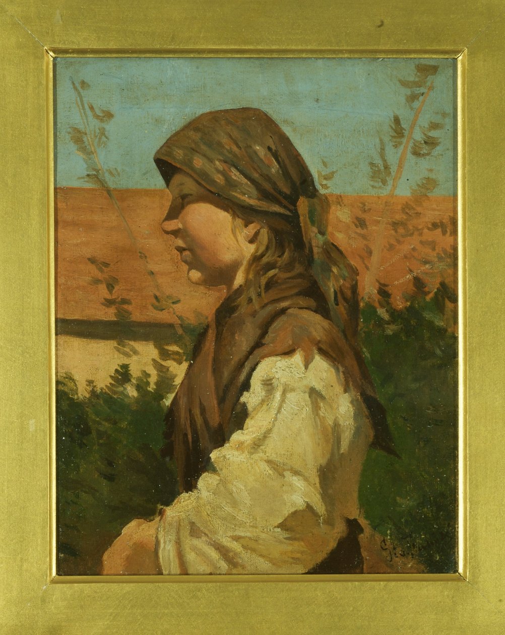 Träsklipparen av Giovanni Fattori