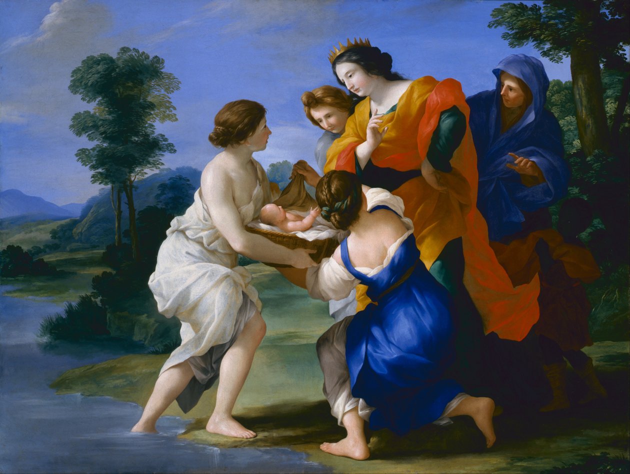 Moses fynd av Giovanni Francesco Romanelli