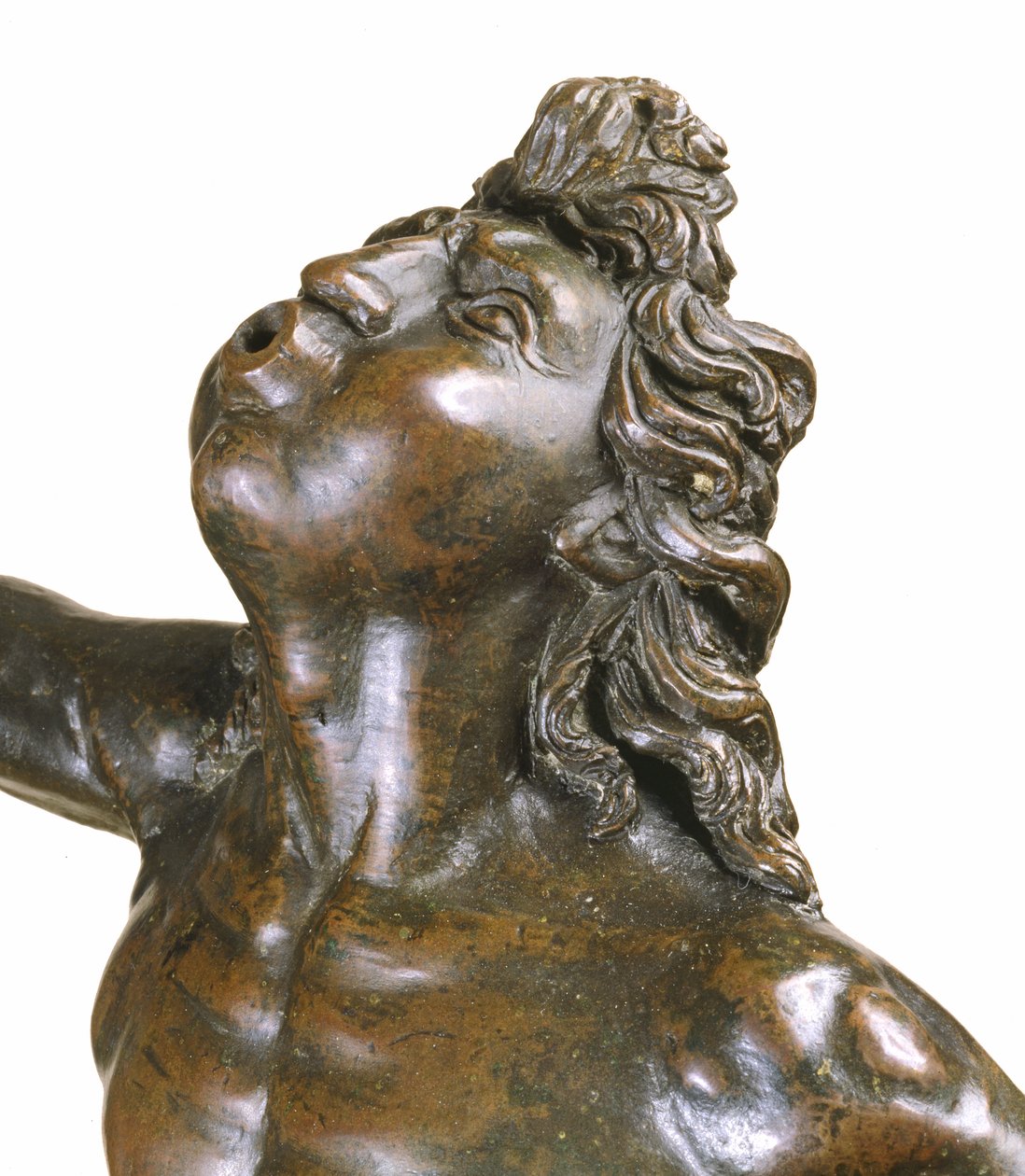 Detalj av Mercury Tar Flight, c.1515 kopparlegering, breccia och trä av Giovanni Francesco Rustici