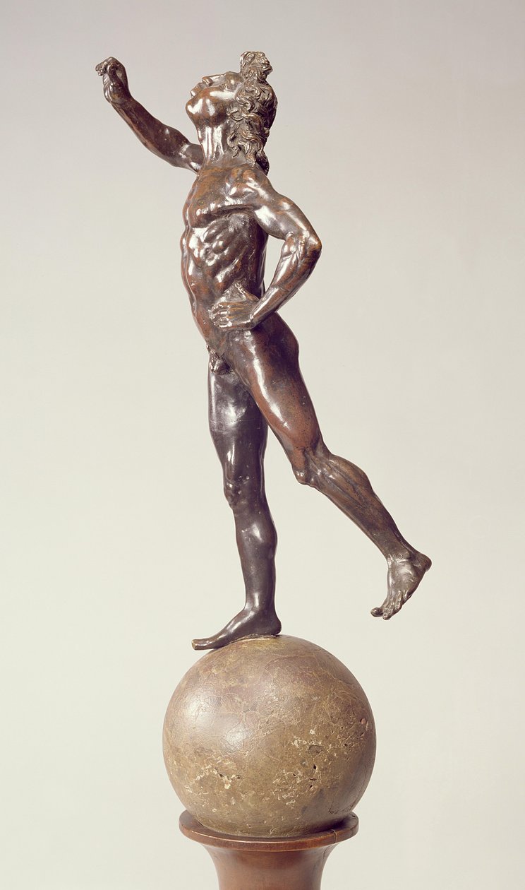 Fontänfigur av Merkurius, florentinsk, 1515 (brons) av Giovanni Francesco Rustici