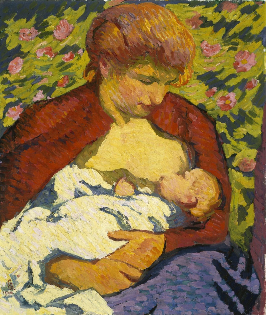 Ung mor av Giovanni Giacometti