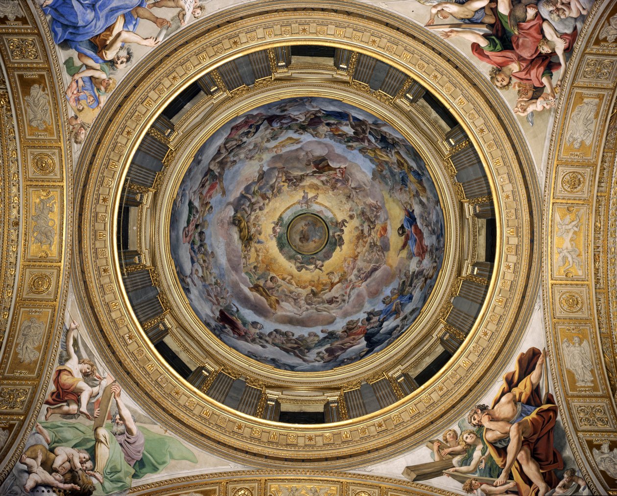 Paradisets ära, 1627 av Giovanni Lanfranco