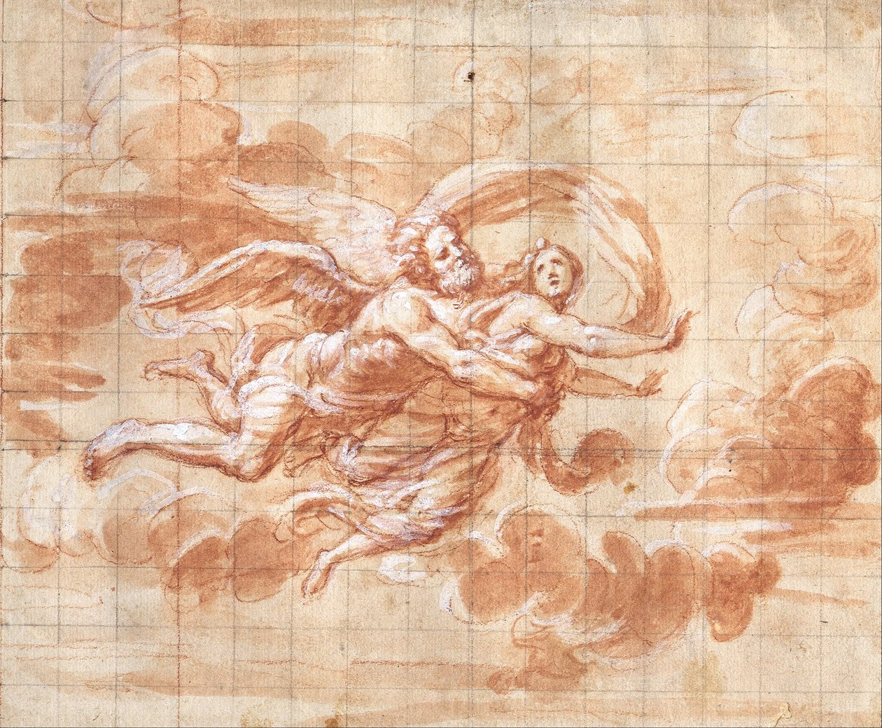 Boreas bortför Orithyia av Giovanni Maria Morandi