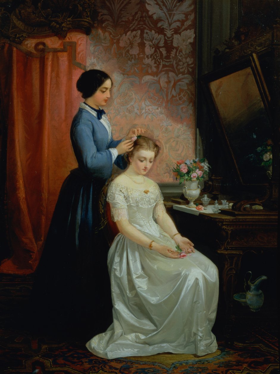Förbereder sig för balen, 1894 av Giovanni Mochi