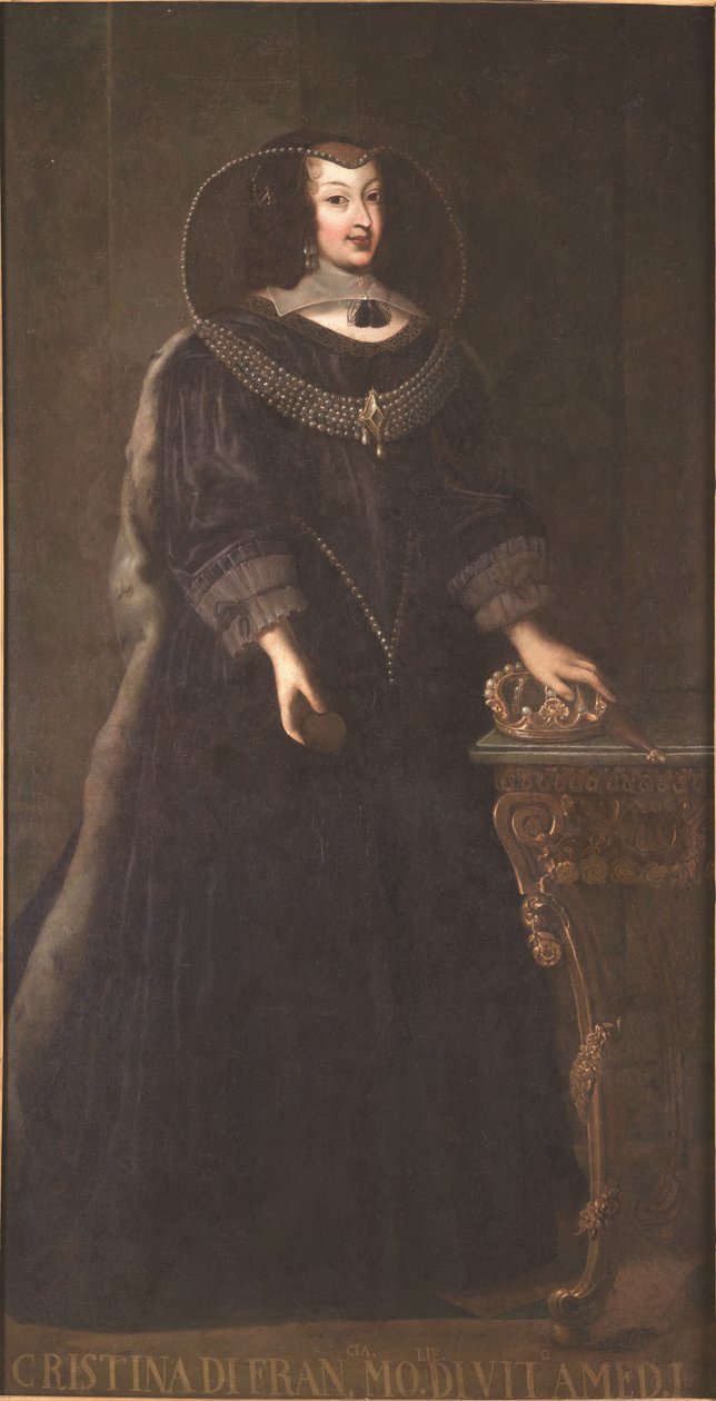 Ritratto di Cristina di Francia av Giovanni Panealbo or Panalbo
