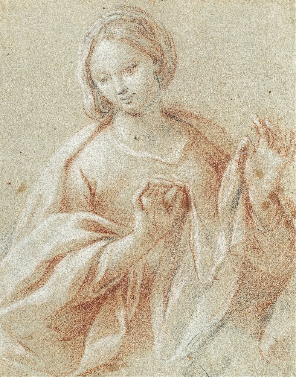 Studera för Madonna av Giovanni Paolo Melchiori