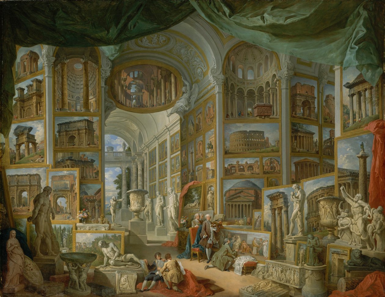 Antika Rom av Giovanni Paolo Pannini