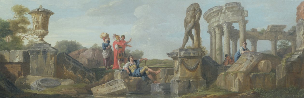 Gaius Marius överväger ruinerna av Kartago av Giovanni Paolo Pannini