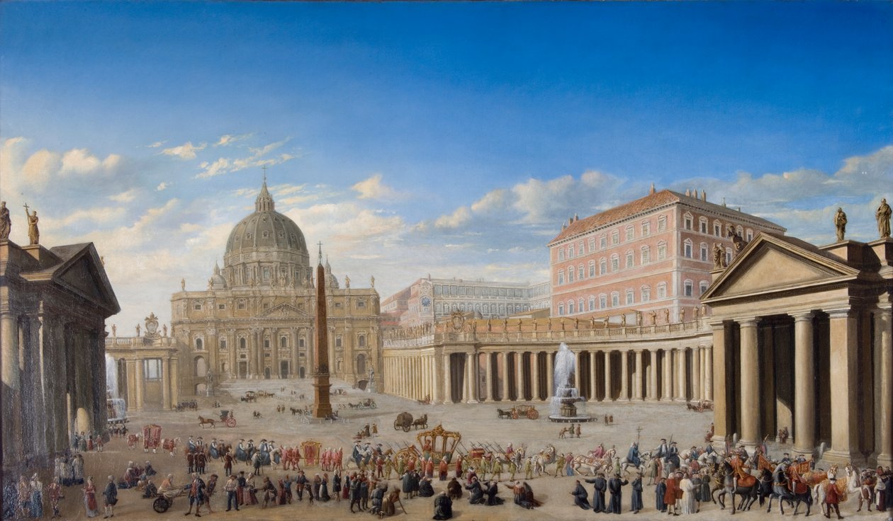 Peterskyrkan, Rom av Giovanni Paolo Pannini
