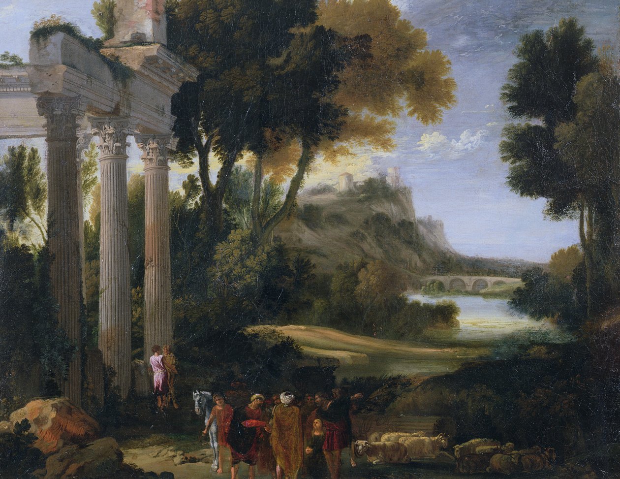 Klassiskt landskap, 1760 av Giovanni Paolo Pannini