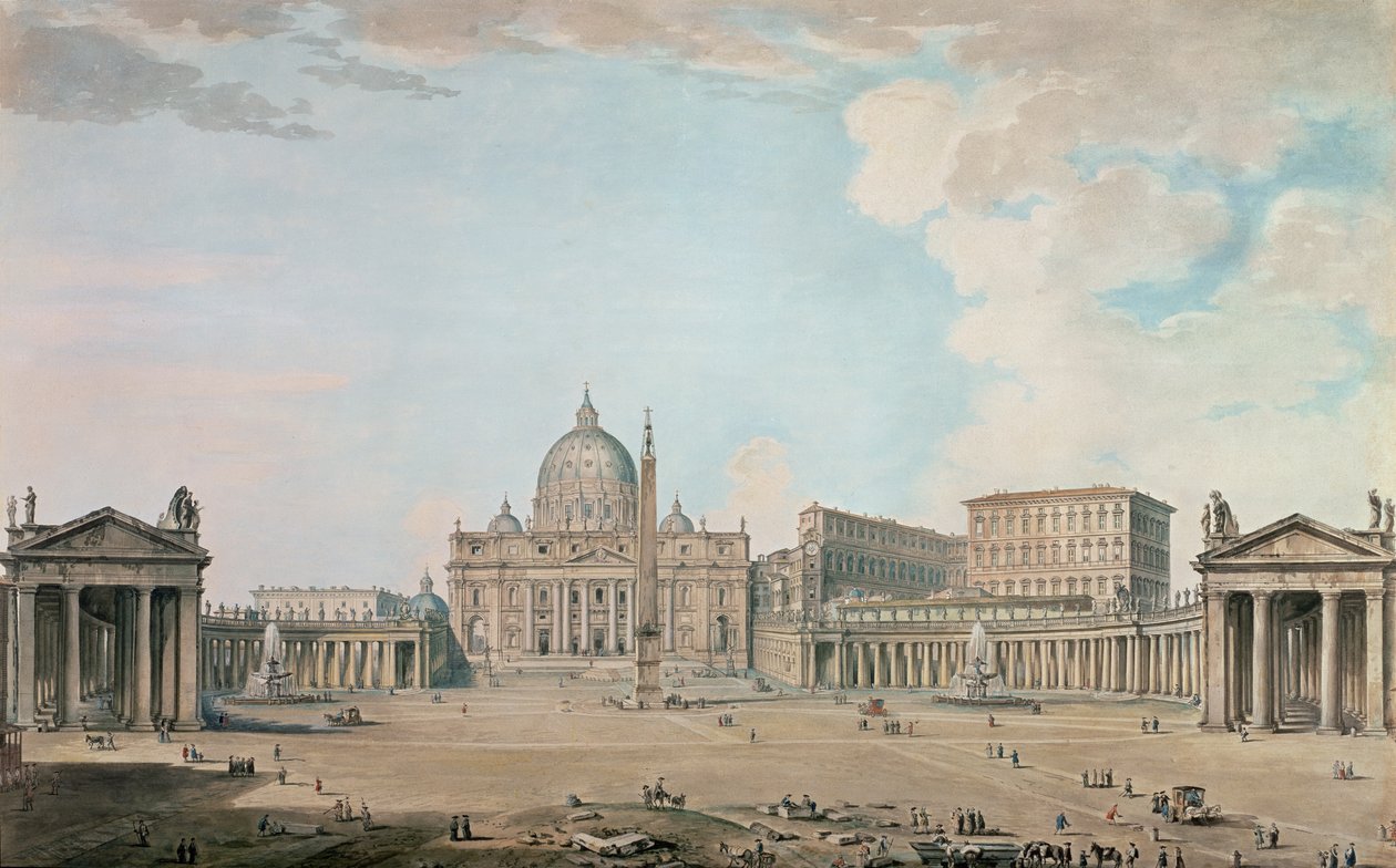 Peterskyrkan, Rom av Giovanni Paolo Pannini