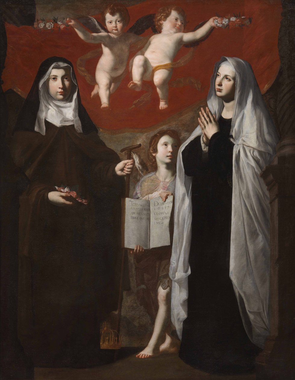 Santa Elisabetta e santa Francesca Romana av Giovanni Ricca