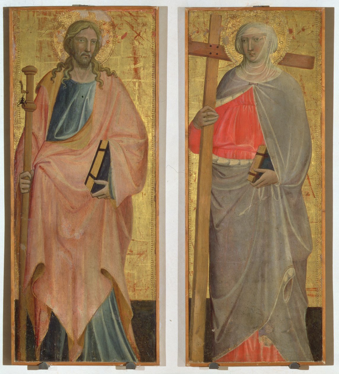 St. James och St. Helena (tempera på paneler) av Giovanni dal Ponte