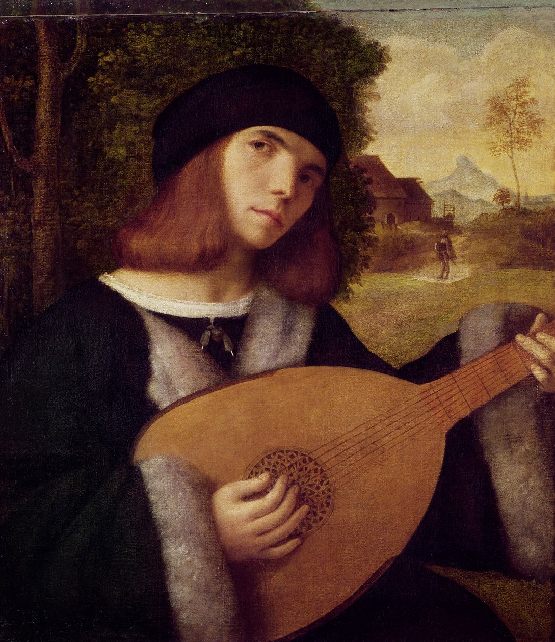 Lutspelaren av Giovanni de Busi Cariani