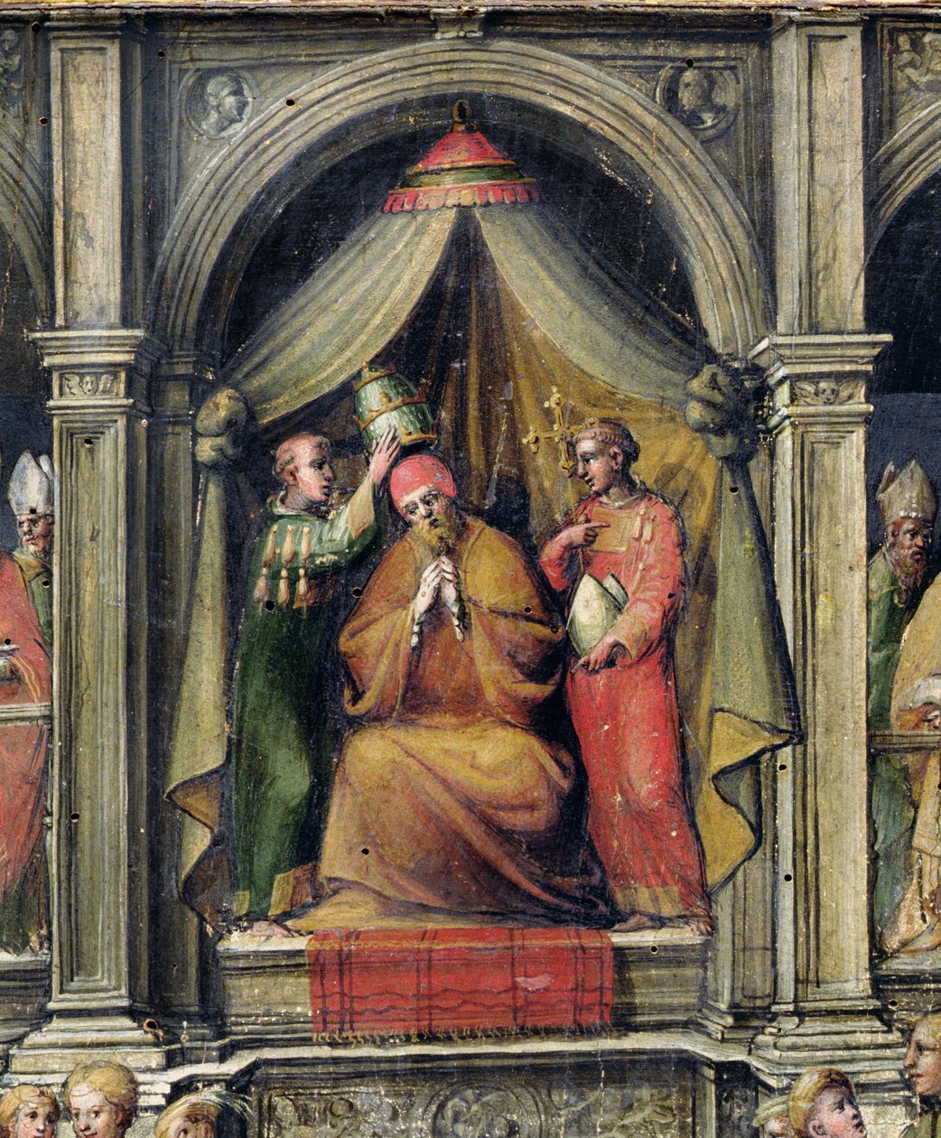 Kröningen av påven Paulus II (1417-71) 1534 (uppgift om 249277) av Giovanni di Lorenzo Cini