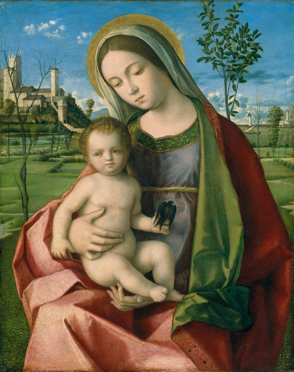 Madonna och barn, ca 1510 av Giovanni Bellini