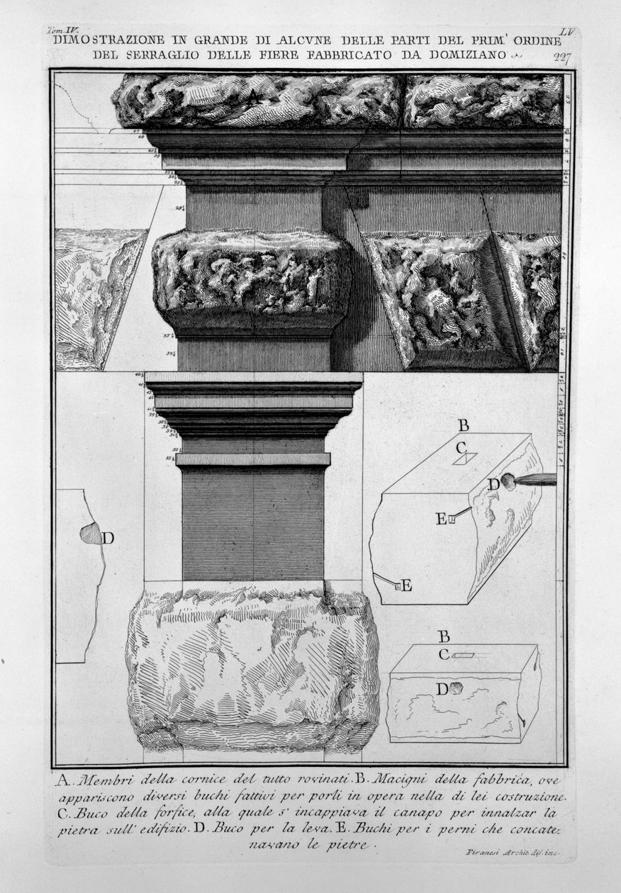 Seraglio delle Fiere av Giovanni Battista Piranesi
