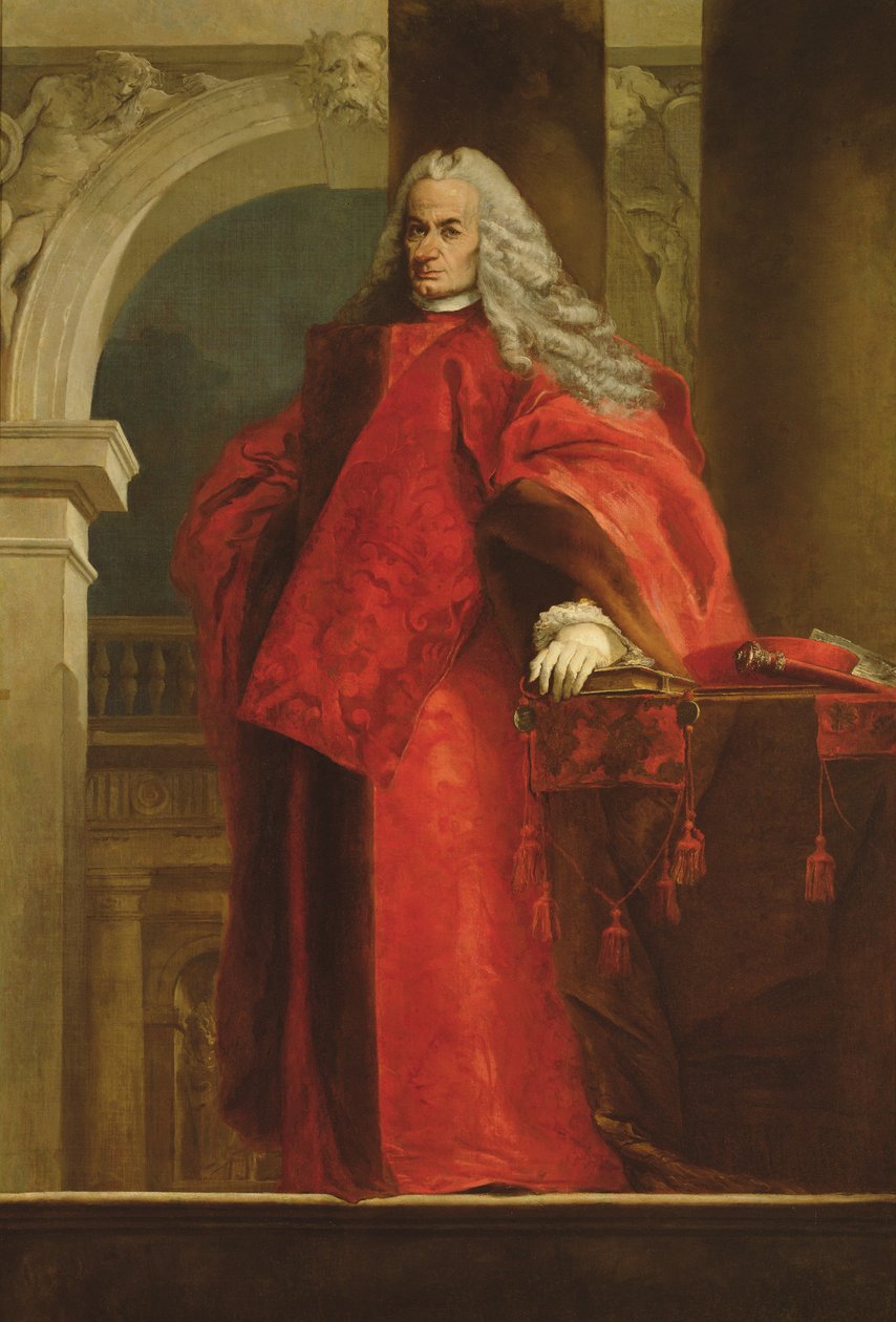 Porträtt av åklagaren Dolfin av Giovanni Battista Tiepolo