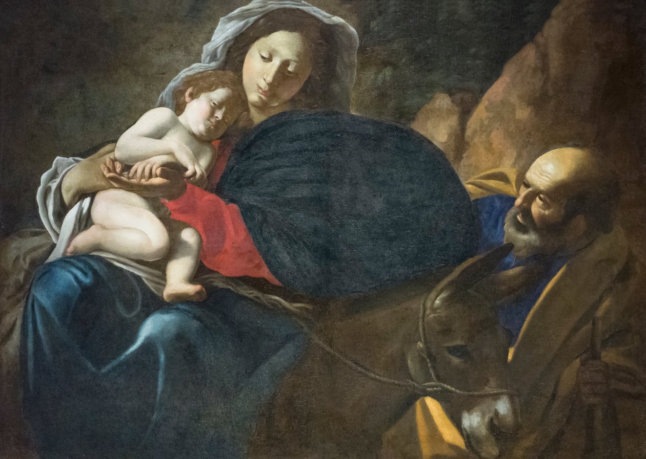 Flyg till Egypten av Giovanni Battista Caracciolo