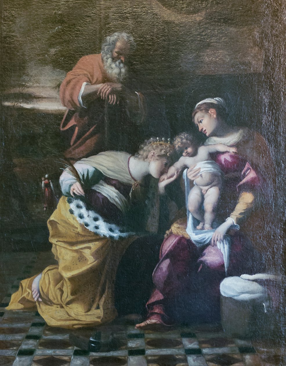 Det mystiska bröllopet av den heliga Katarina av Alexandria, ca 1600 av Giovanni (1575 1655) Donducci