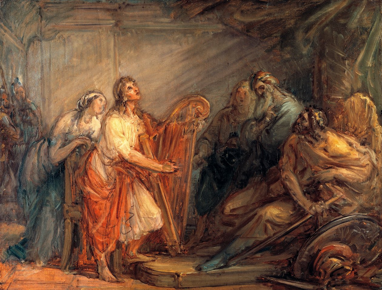 Na faafilemu e Tavita Saulo i le leo o le kitara av Giovanni Carnovali
