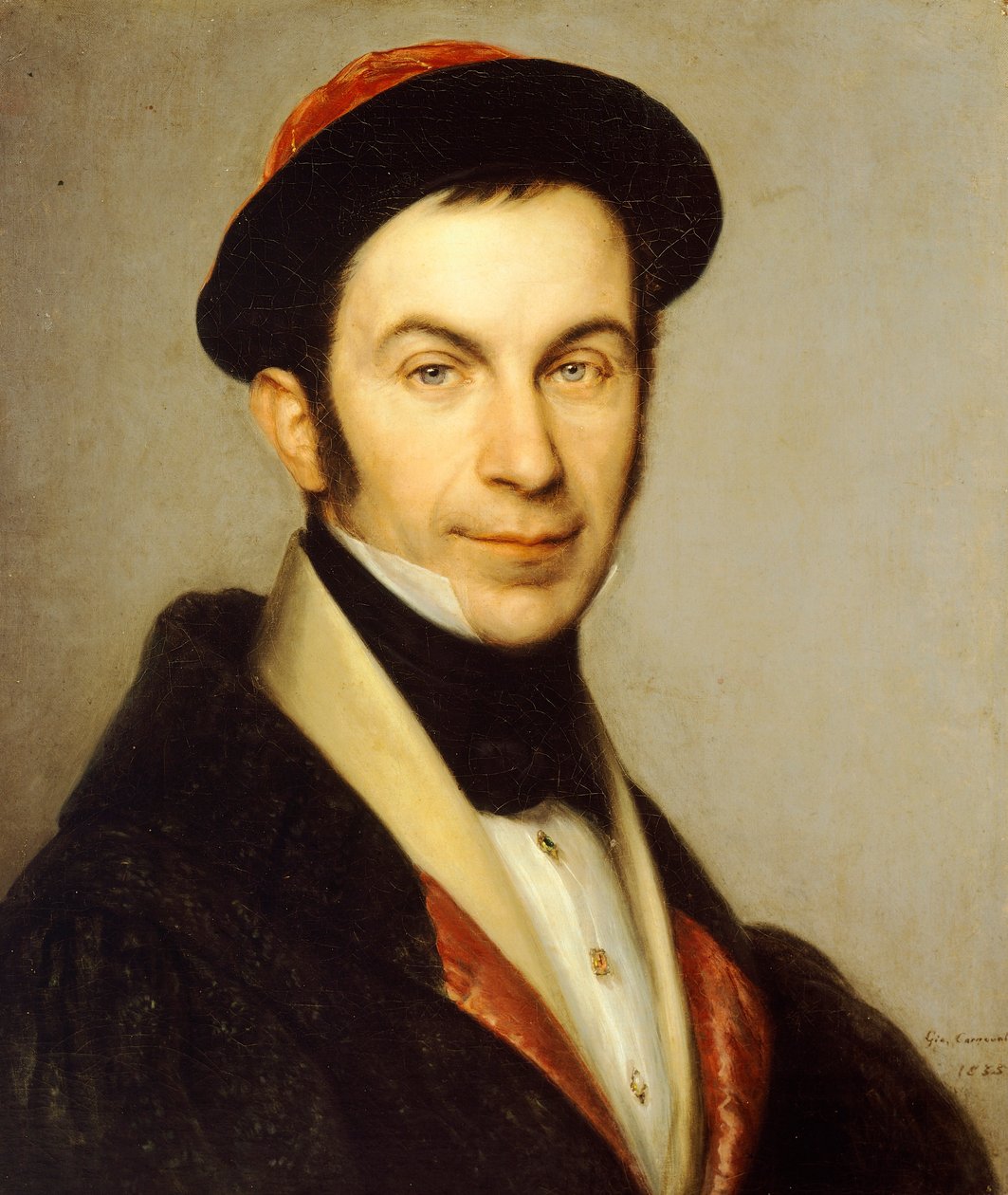 Porträtt av Guglielmo Lochis av Giovanni Carnovali