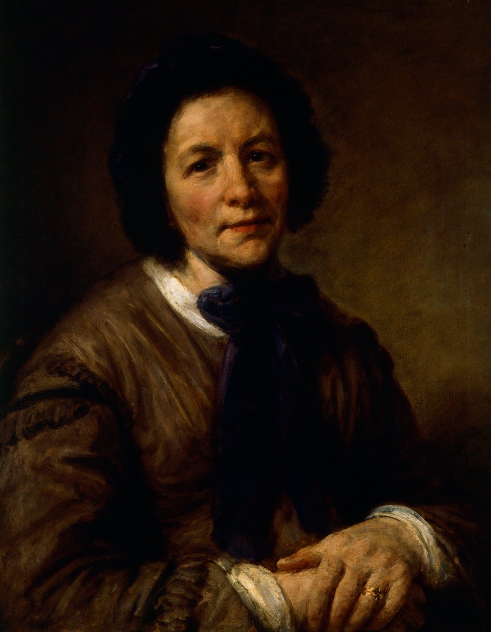 Porträtt av en dam, av Giovanni Carnovali, känd som Piccio (1804-1873) av Giovanni Carnovali