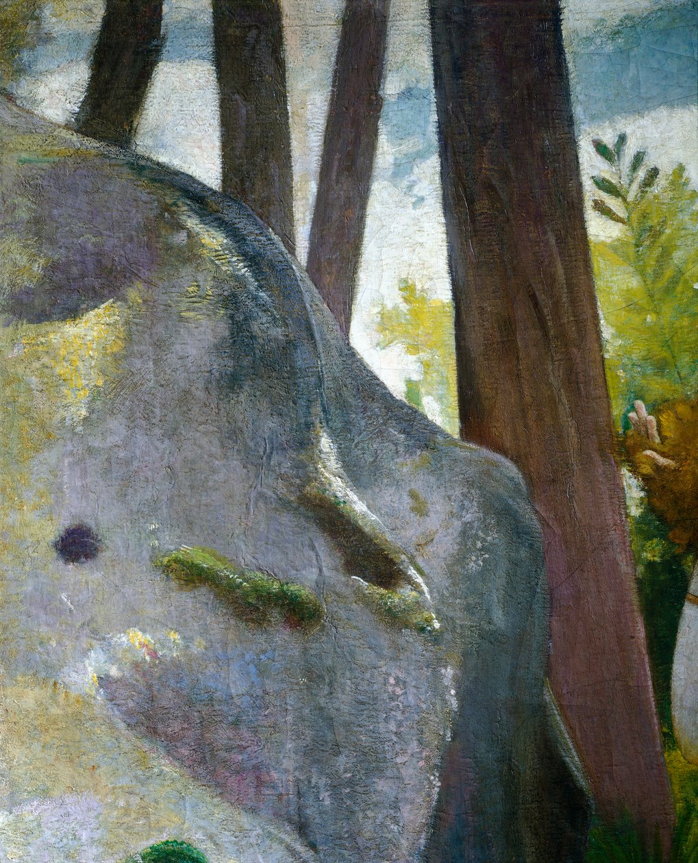 Vid källan, av Giovanni, känd som Nino Costa (1826-1903). Detalj. av Giovanni Costa