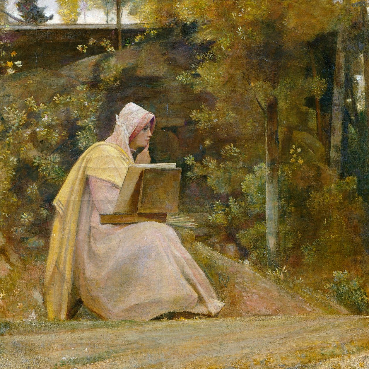 To Be or not to Be: Who Loves not is not, av Giovanni, känd som Nino Costa, Circa 1880 av Giovanni Costa