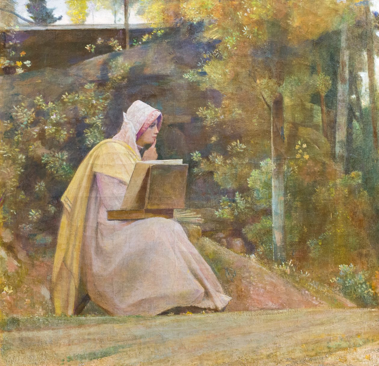 Att vara eller inte vara. Den som inte älskar är det inte, c.1879 (olja på duk) av Giovanni (1826 1903) Costa