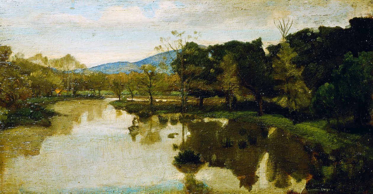 Studera för Dead River av Giovanni Costa