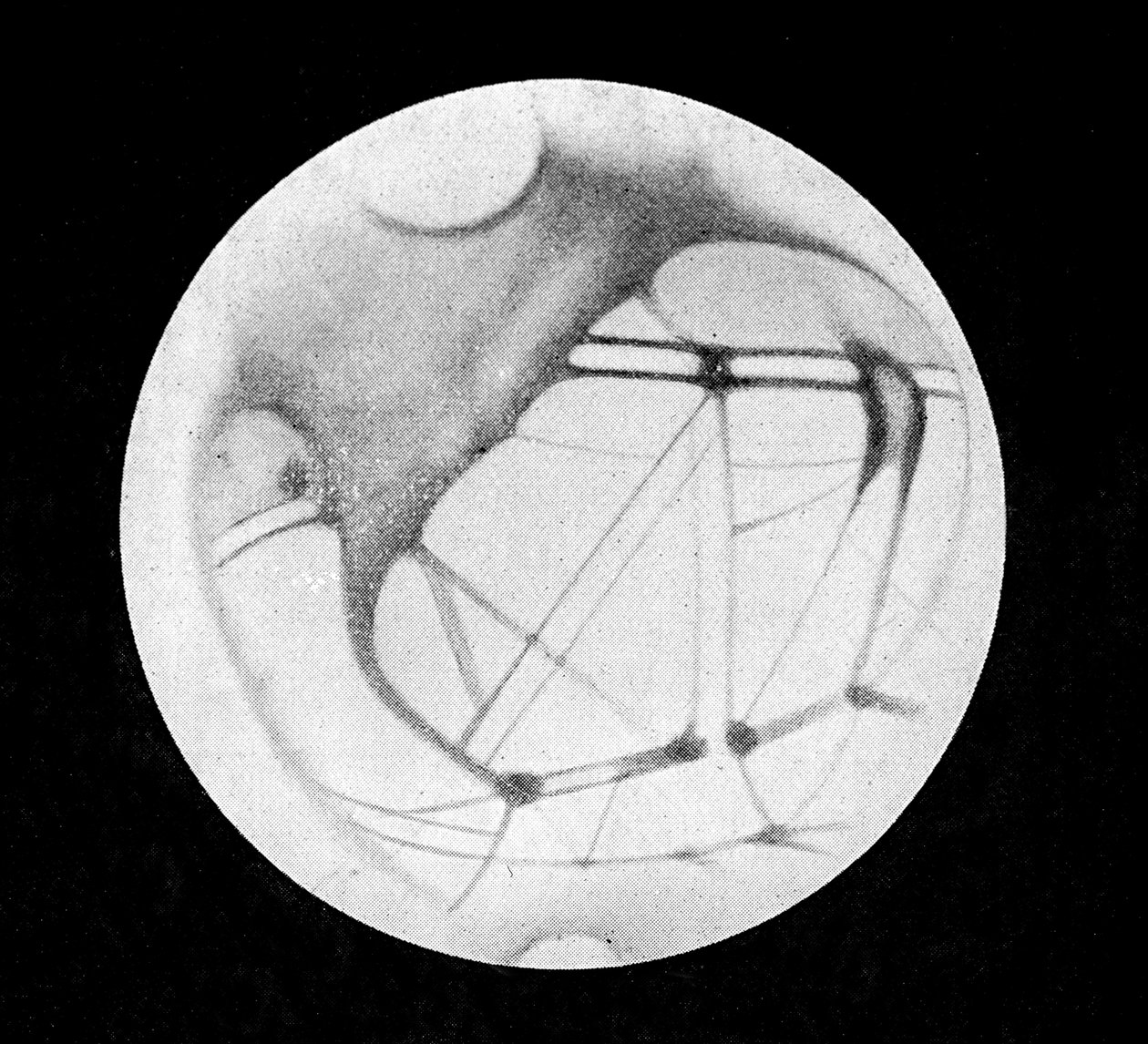 Mars dubbla kanaler (Mars-kanaler eller kanalkanaler), efter Giovanni Virginio Schiaparelli (1835-1910), italiensk astronom (1890) - i "" The Sky"", av Alphonse Berget, Larousse av Giovanni (after) Schiaparelli