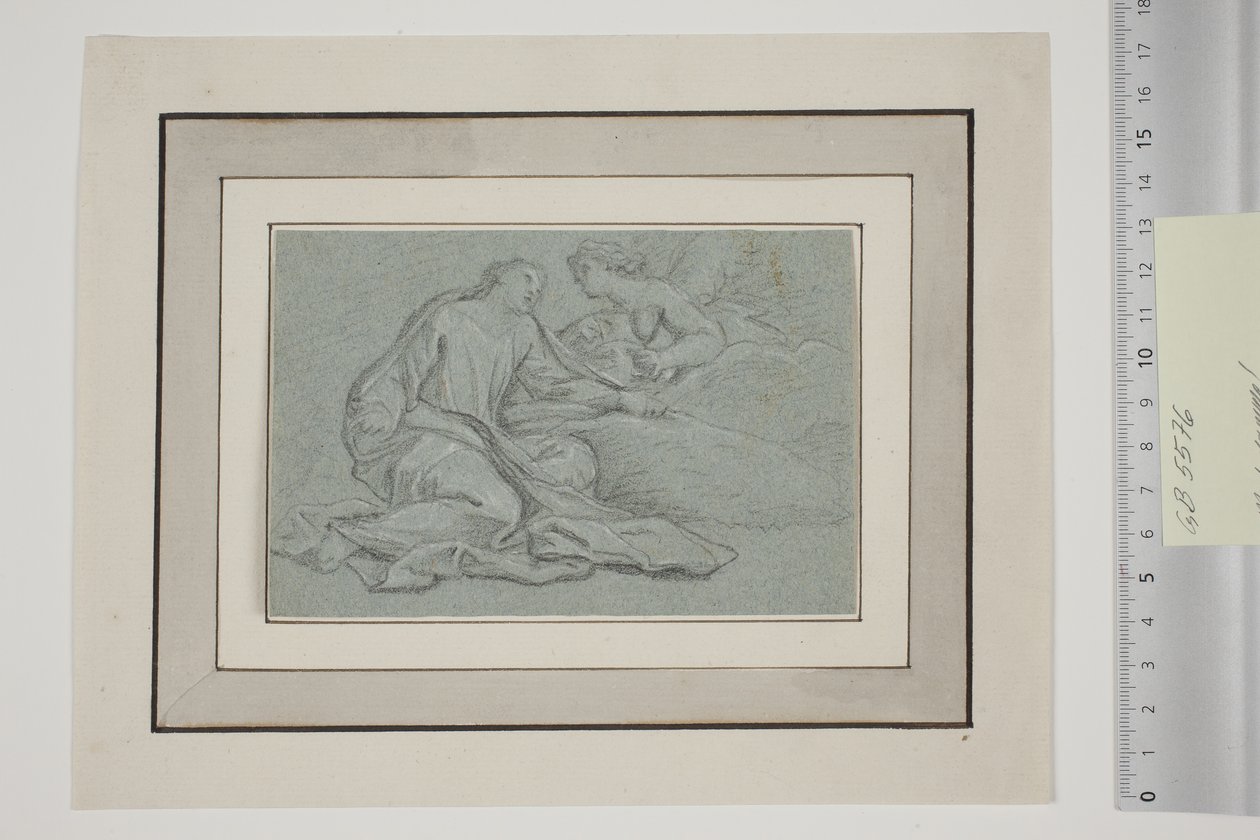 Kristus i Getsemane och ängeln med kalken av Giovanni Agostino Ratti